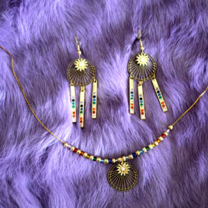 Aurora Dreams - sieraden set goudkleurig