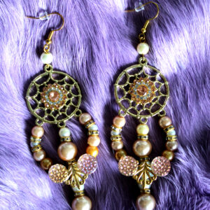 Dreamcatcher Essence Oorbellen roze