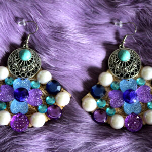 Eternal Elegance Oorbellen paars