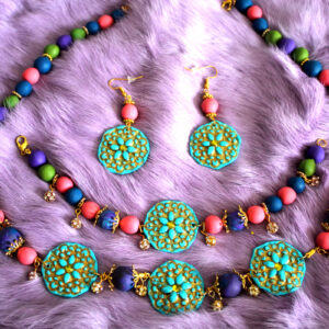 Kleurrijke Mandala Sieraden set