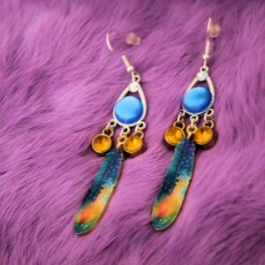 Celeste Feather oorbellen 3