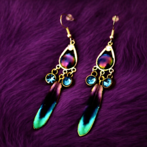 Celeste Feather oorbellen 8