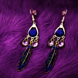 Celeste Feather oorbellen 9