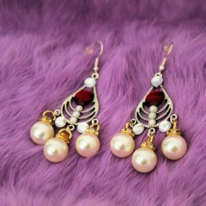 Emerald Pearl Elegance oorbellen 2